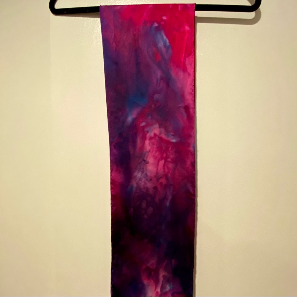 SILK CHARMEUSE SCARF